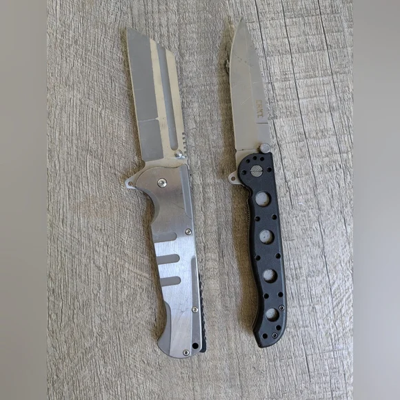 CRKT Flip Assist + Cleaver Style Folding Knives - Picture 2 of 5